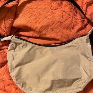 BAGGU Tan Crossbody Bag